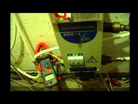 Электрический котел с ТЭН управляется ПИД регулятором мощности / Heater boiler