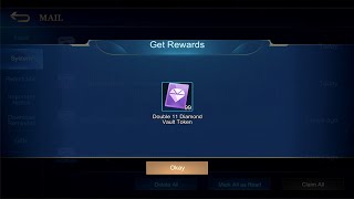 HOW TO GET MORE FREE TICKETS OF DOUBLE 11 DIAMOND VAULT (GIVEAWAY TODAY) | MOBILE LEGENDS BANG BANG