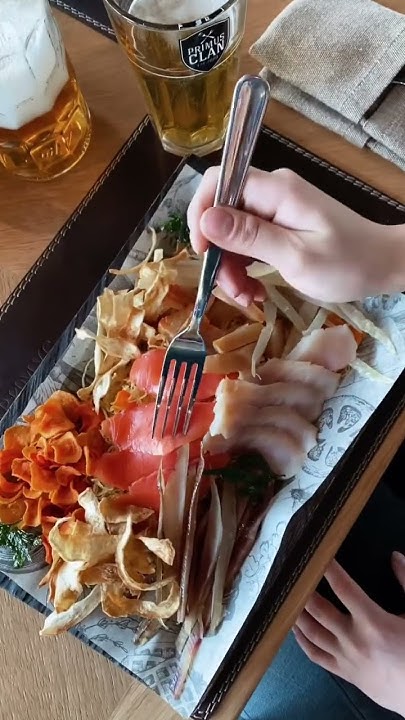 Закуска к пиву ресторан ЯнПримус|идея закуски|где посидеть в Москве ...