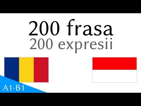 200 frasa - Bahasa Rumania - Bahasa Indonesia