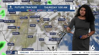 Rain wraps up Wednesday more sunshine for the second half of the week