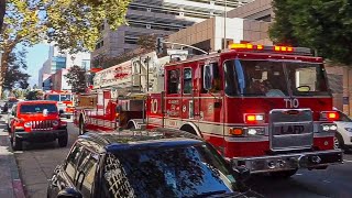 LAFD Engine 209, Truck 9, Light Force 10 & Light Force 11