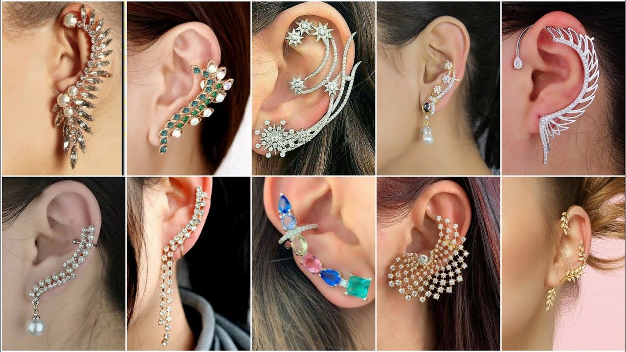 Stylish Cartilage Ear Wrap Cuff Earrings Designs&Ideas/Beautiful Cuff Earrings Collections