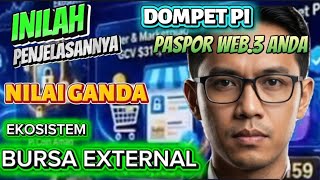 PASPOR WEB3 🌎 DOMPET PI KYC NILAI GANDA EKOSISTEM DAN EXTERNAL