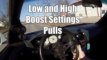 High and Low boost pulls on my Stock block 1jz vvti 6466 over 500hp with 22psi