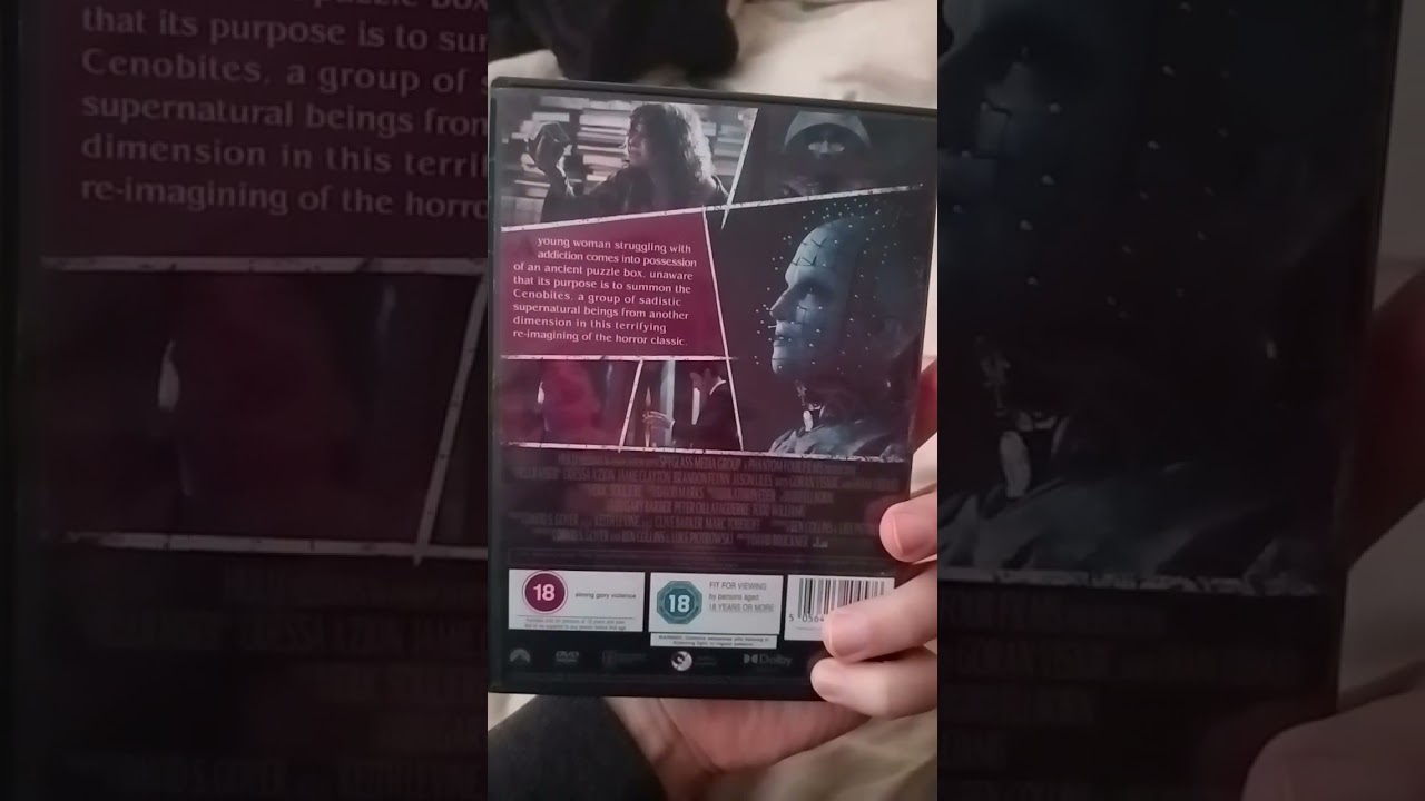 Hellraiser 2022 movie dvd