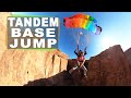 Tandem Base Jump with Andy Lewis - Base Jump Moab