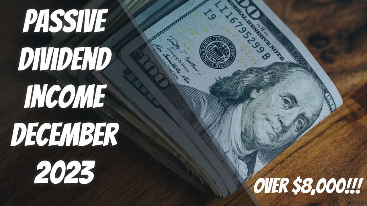 DECEMBER 2023 Passive Income From $200,000 Dividend Portfolio # ...