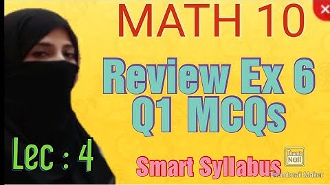 Review Exercise 6 [ Q1 MCQs ] || Math Class 10 || Unit 6 || Basic Statistics || Ocean of Knowledge
