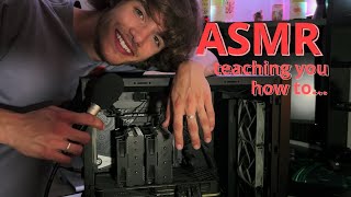 ASMR // Teaching You While Fixing My PC...Maybe 🖥️ (Calming Whispered Tutorial)