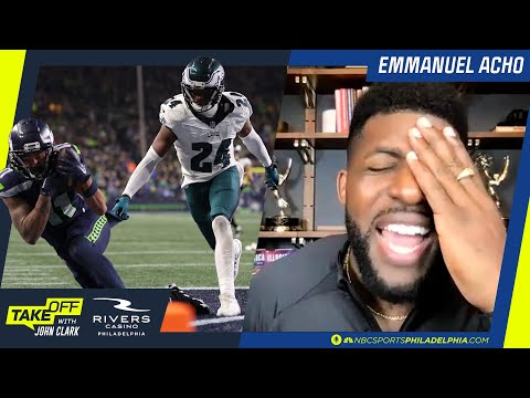 Emmanuel Acho breaks down Eagles' defense, benching Bradberry & is it time to panic? 🚨 | Takeoff