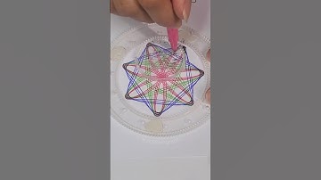 Satisfying Spirograph Creations | Soothing Geometric Patterns ASMR #satisfying  #asmr