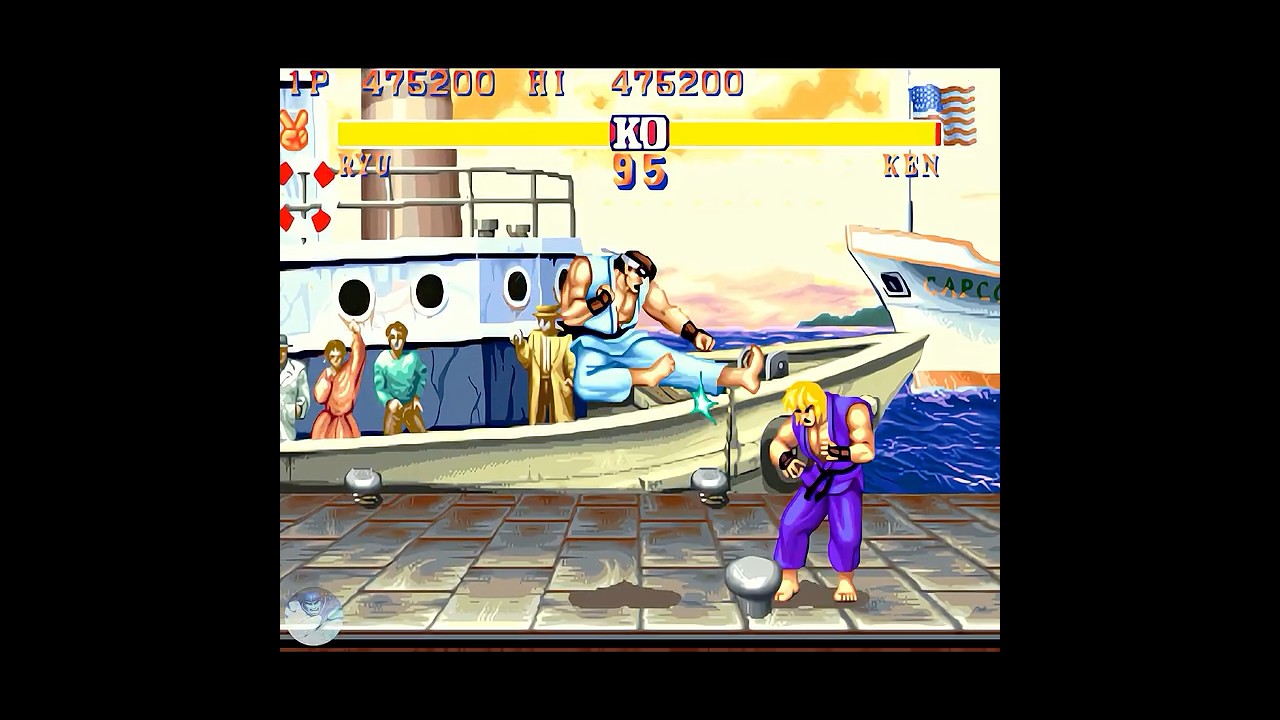 STREET FIGHTER II TURBO - RYU vs KEN | TOTAL DOMINATION! #Shorts