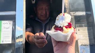 Alonso’s “SPORTS” Soft Serve Ice Cream Truck is RUSHING through streets at 2:04 PM. #fyp #foryoupage screenshot 1