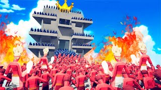 DEFIENDE EL CASTILLO DEL REY CON LA VIDA | TOTALLY ACCURATE BATTLE SIMULATOR