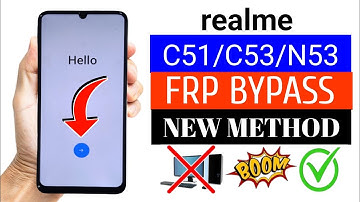 Realme C51/C53/N53 FRP Bypass Android 13/14 || Apps Not Working || New Working Method 2025