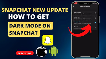 Snapchat New Update - How to get 🔥Dark Mode on Snapchat (Android & iPhone) App Appearance