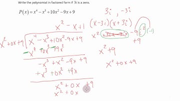 College Algebra - Section 4.4 - Video 8 - Factoring Polynomials with Imaginary Zeros