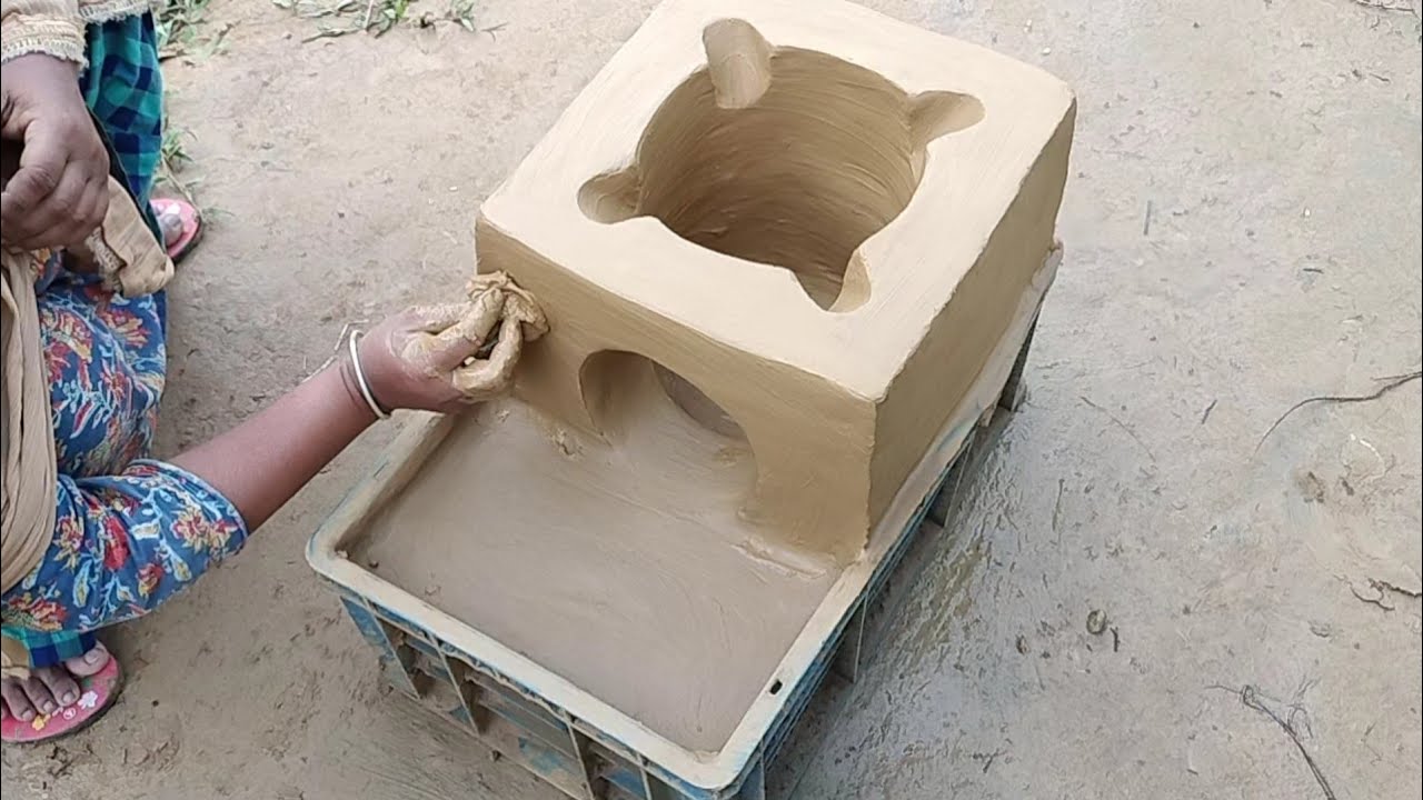 How to make mini Chulha with mitti। Mud Chulha।#viral #trending #shortsfeed #chulha