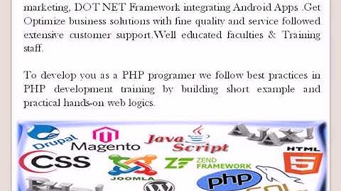 Best PHP Training Institute Jaipur
