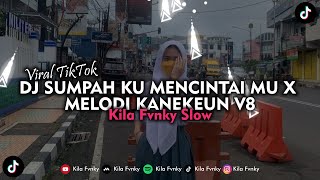 DJ SUMPAH KU MENCINTAI MU X MELODI KANEKEUN V8 SLOW VERSION VIRAL TIKTOK 2023