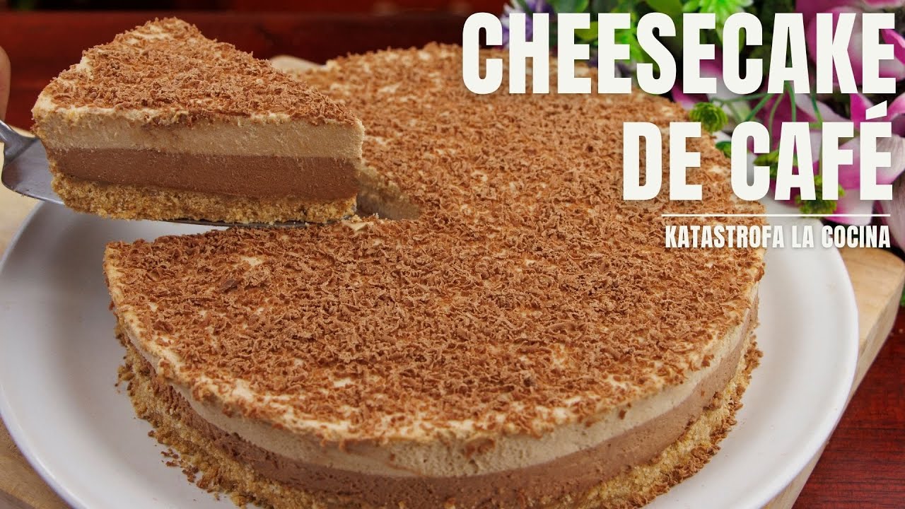 Cheesecake de café sin horno, si te gusta el café este cheesecake se