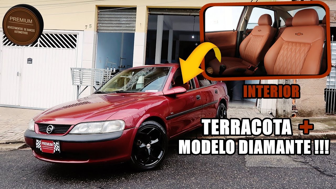 VECTRA COM INTERIOR TERRACOTA NO MODELO DIAMANTE | PREMIUM REVESTIMENTOS