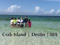 Crab Island, Destin, 30A Things to Do