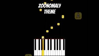 Zoonomaly Theme - Easy Piano #Zoonomaly
