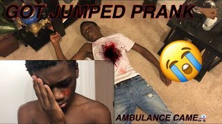 GOT JUMPED PRANK ON UPRISING JAY | I CALLED THE AMBULANCE🚑🤦🏾‍♂️