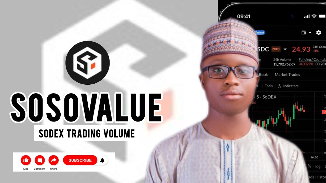 SOSOVALUE KYC VERIFY AND SODEX TRADING VOLUME UPDATE..