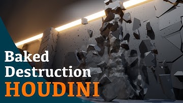 Pre-Baked Destruction in Unreal Engine || Houdini Tutorial