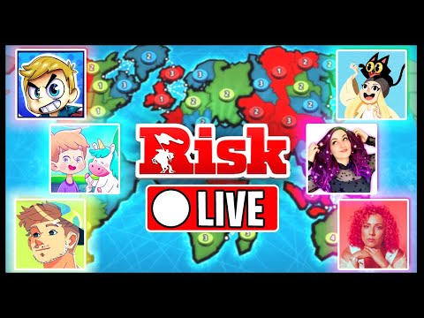 RISK LIVE!! | Ft. Smajor, JoeyGraceffa, Shubble, LaurenZSide & Strawburry17 - RISK LIVE!! | Ft. Smajor, JoeyGraceffa, Shubble, LaurenZSide & Strawburry17
