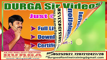 DURGA Sir Videos Java 8 & Java 9 New Features, JDBC Just @ Rs. 640/-