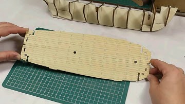 CASCO-07- Como forrar la cubierta principal 4. HMS BEAGLE - Modelismo Naval