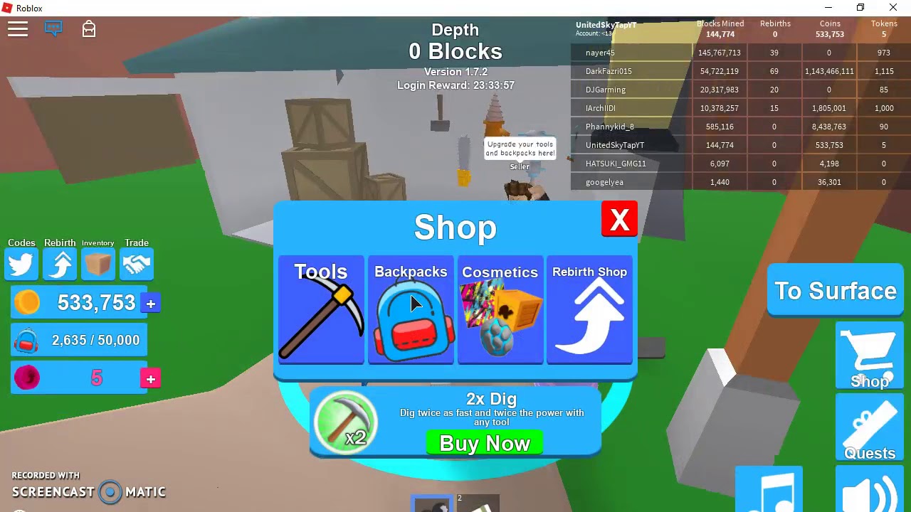 Legendary Stone Mining Simulator roblox YouTube