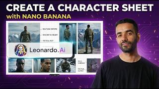 Character Sheet Nano Banana + LEONARDOAI