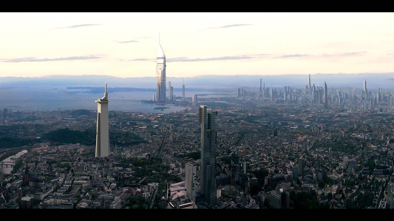 City Matte Painting - breakdown