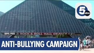 Unity Day Lights Up Cleveland's Rock Hall in Anti-Bullying Effort