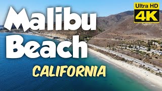 The FABULOUS Malibu Beach - California by The DJI Mavic Air | 4K