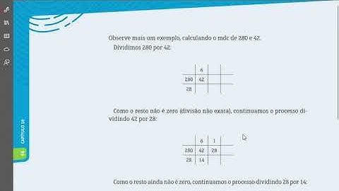 6º Ano - Módulo 78 | Cálculo do mdc pelo algoritmo de Euclides