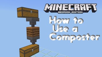 Minecraft Bedrock Edition: How to use the composter