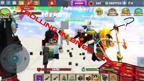 Blockman go skyblock tnt trolling