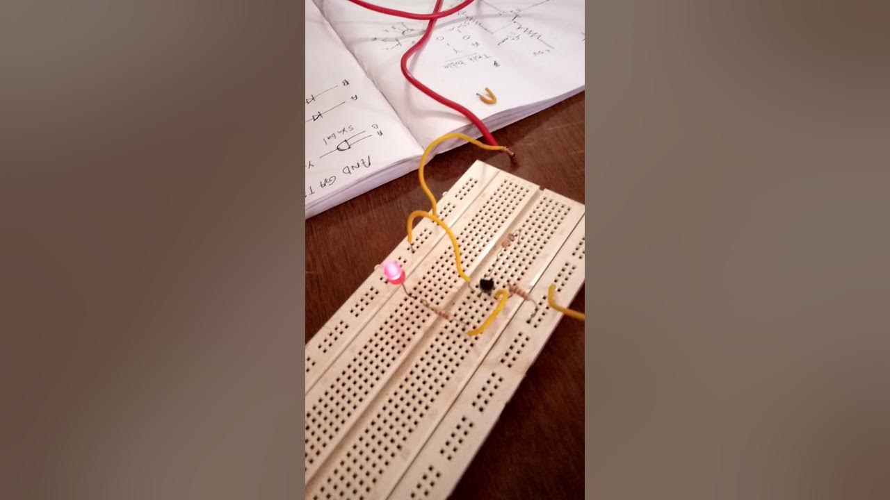 Electronics logic gates lab 4 YouTube