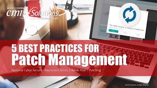 5 Best Practices for Patch Management