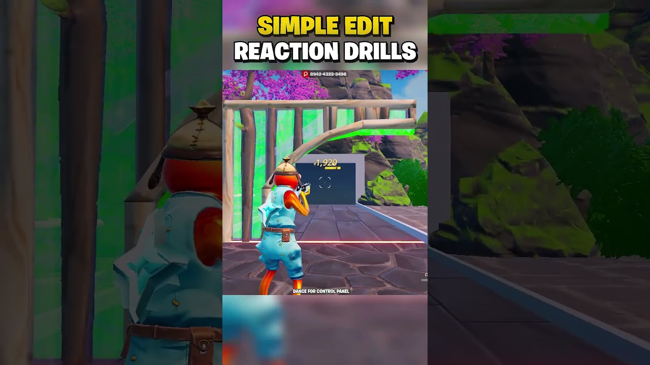 Simple Edit Fortnite Training! ✔❌