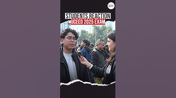 UCEED 2025 Exam Day: Aspirants Share Their Journey #Shorts #PW