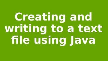 Creating and writing to a text file using Java