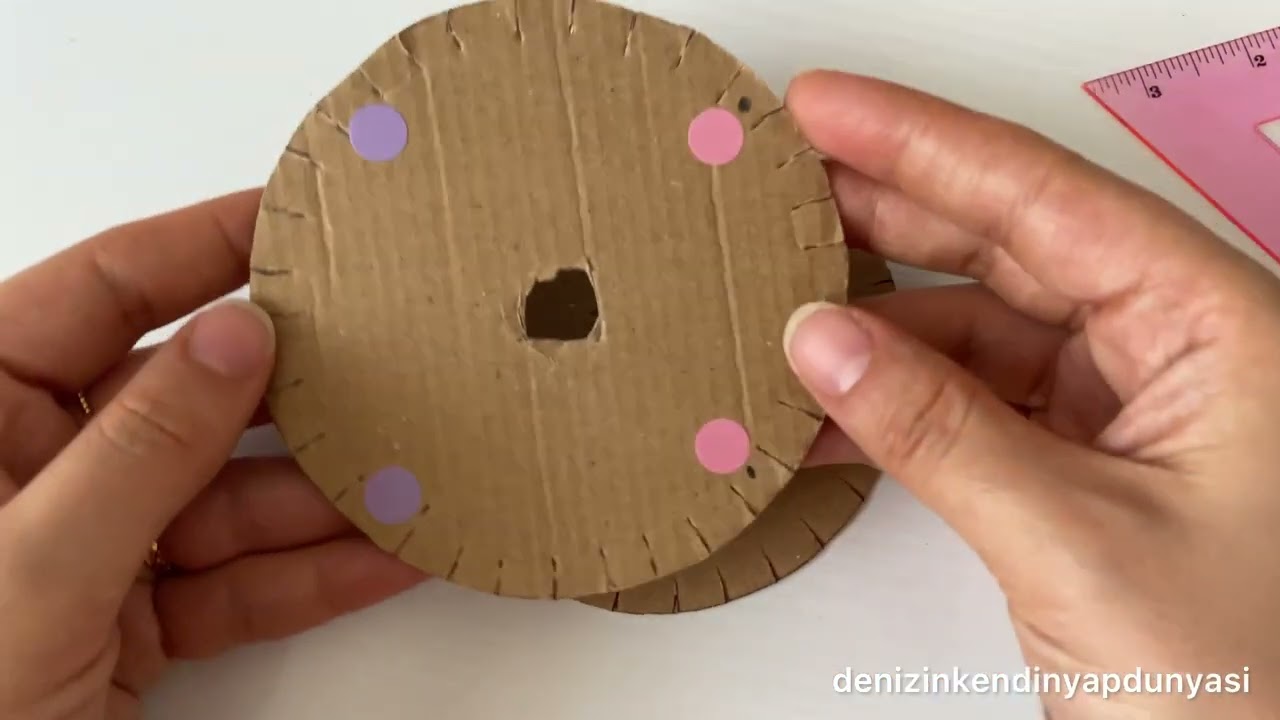 Evde Kartondan Kumihimo Disk Yapımı | Kolay & Ucuz DIY