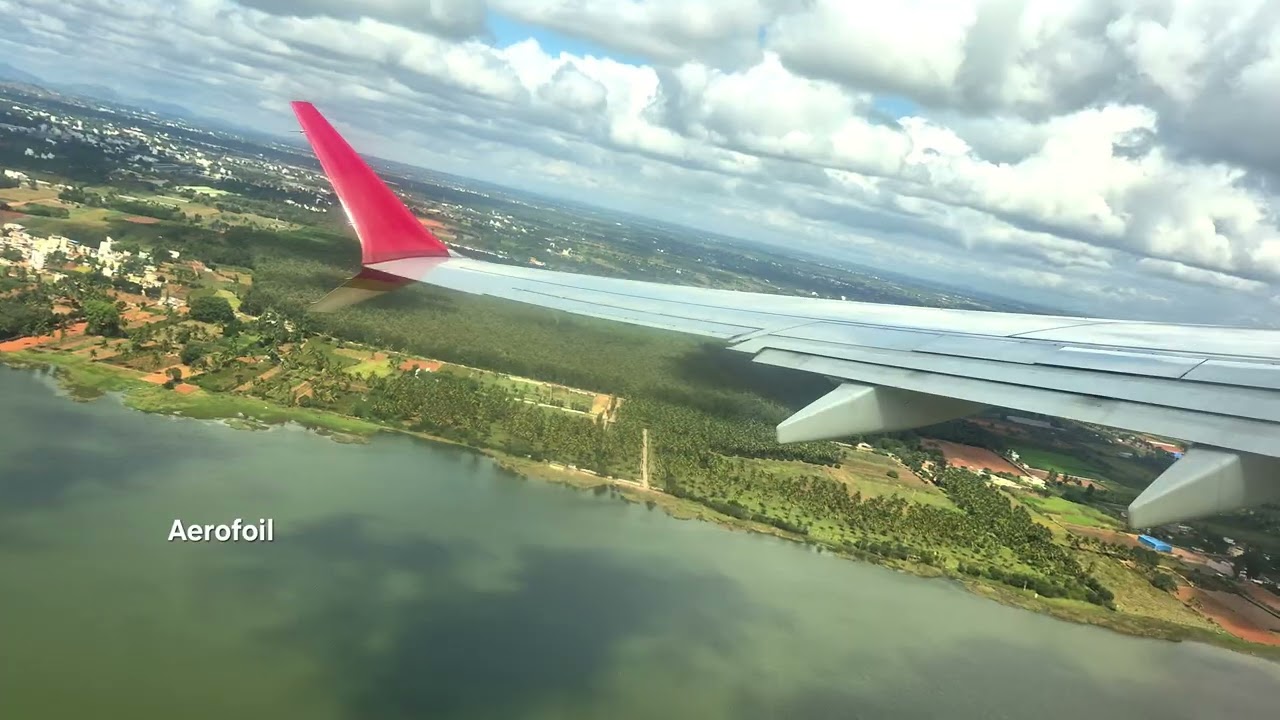 Wingview Air India Express Boeing 737 Max-8 Takeoff!